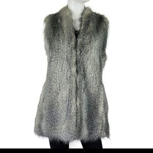 Banana Republic Faux Fur Fully Lined Vest Size XS